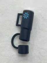 40oz  SILICONE TUMBLER  STYLE STRAW COVER CAP | 40BT1921: FLOWER WHITE