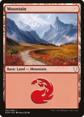 Basic Mountain Dominaria #262