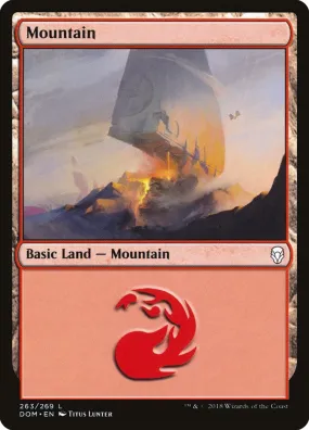 Basic Mountain Dominaria #263