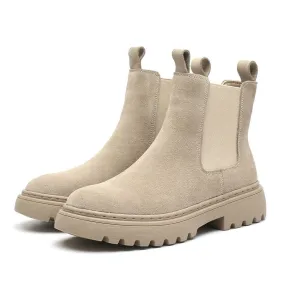 Cuzcare Women Orthopedic Ankle Boots Chunky Sole