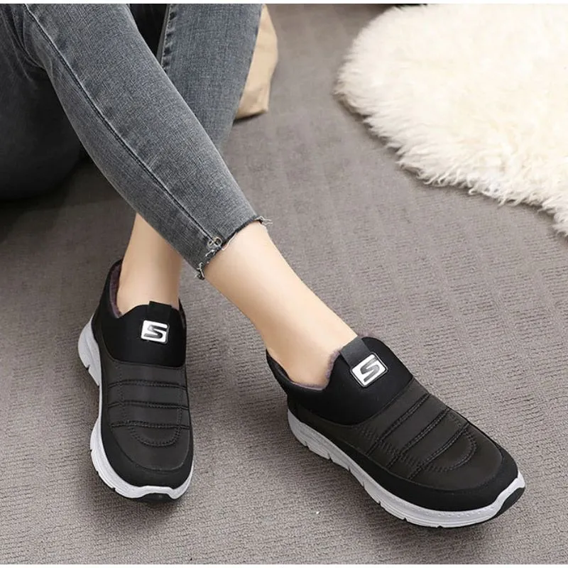 Cuzcare Women Orthopedic Shoes Fur Non-Slip Winter Boots