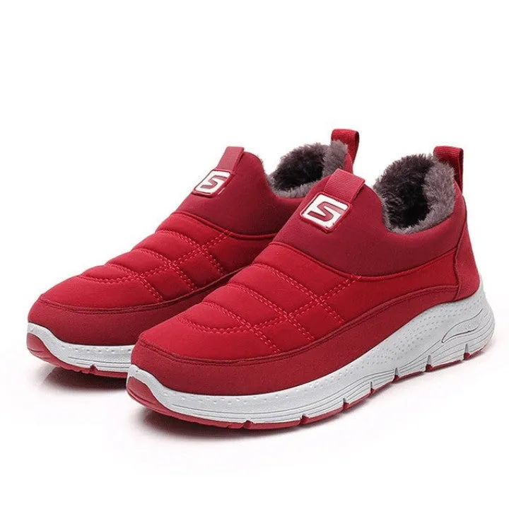 Cuzcare Women Orthopedic Shoes Fur Non-Slip Winter Boots