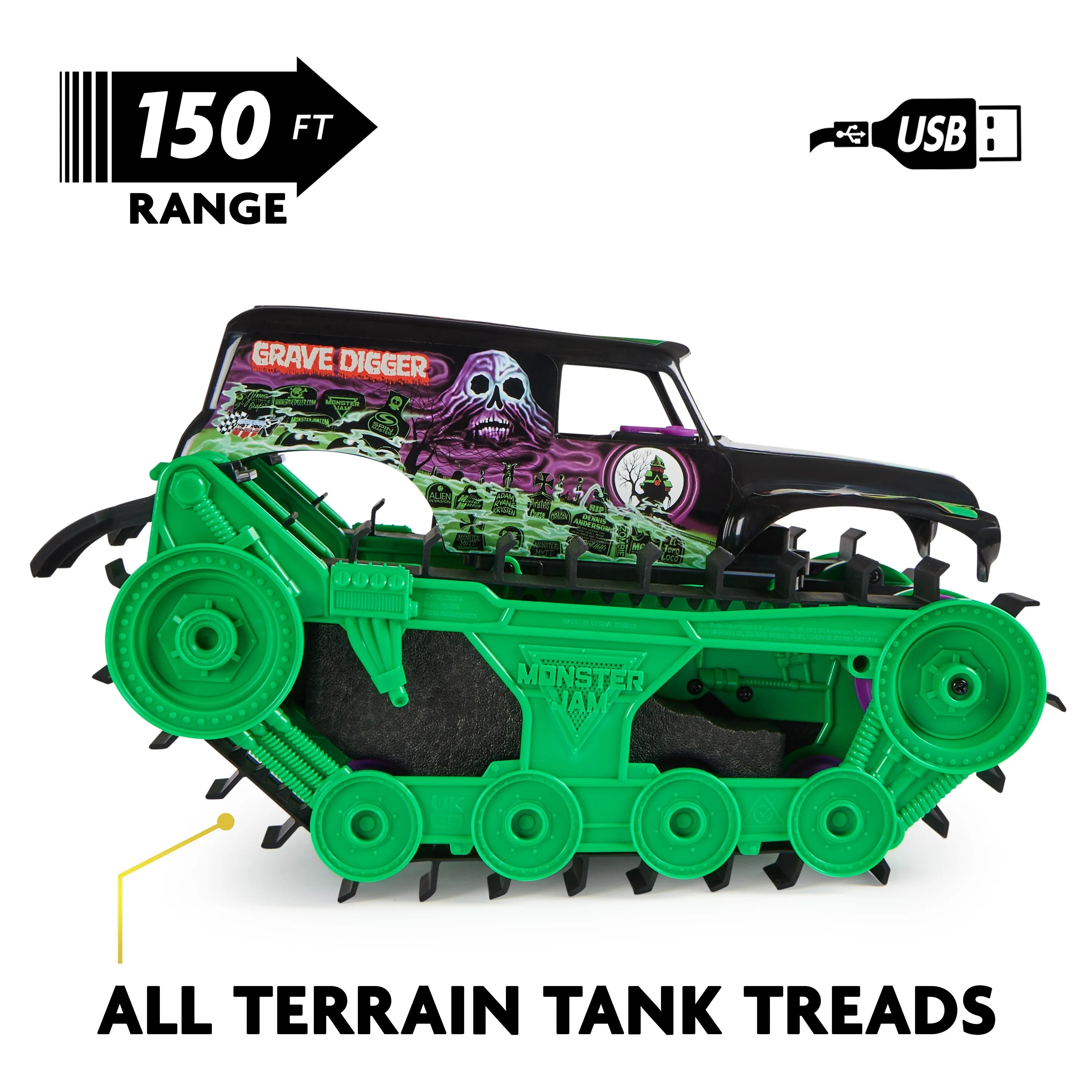 Monster Jam, Grave Digger Trax All-Terrain RC
