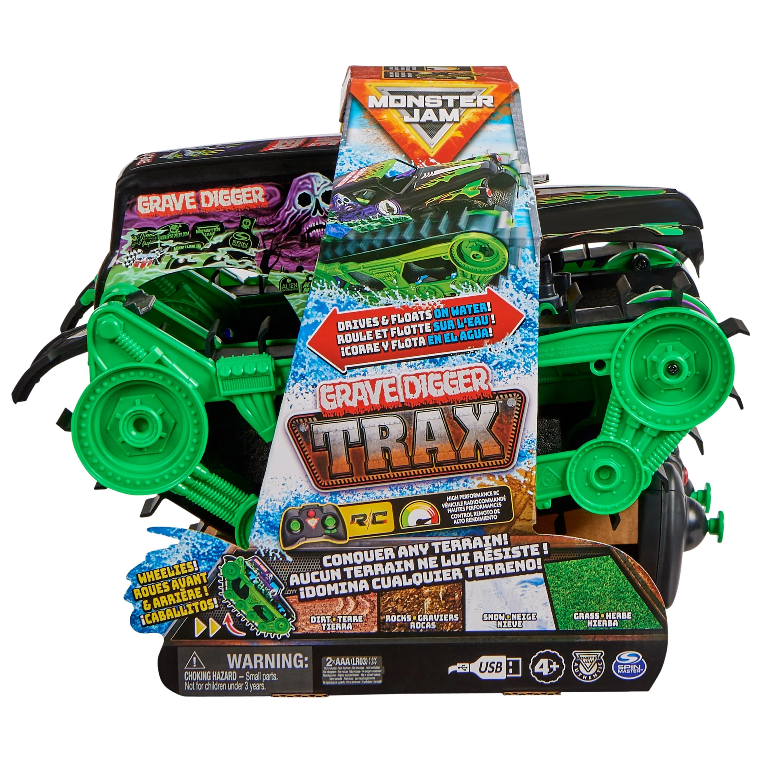 Monster Jam, Grave Digger Trax All-Terrain RC