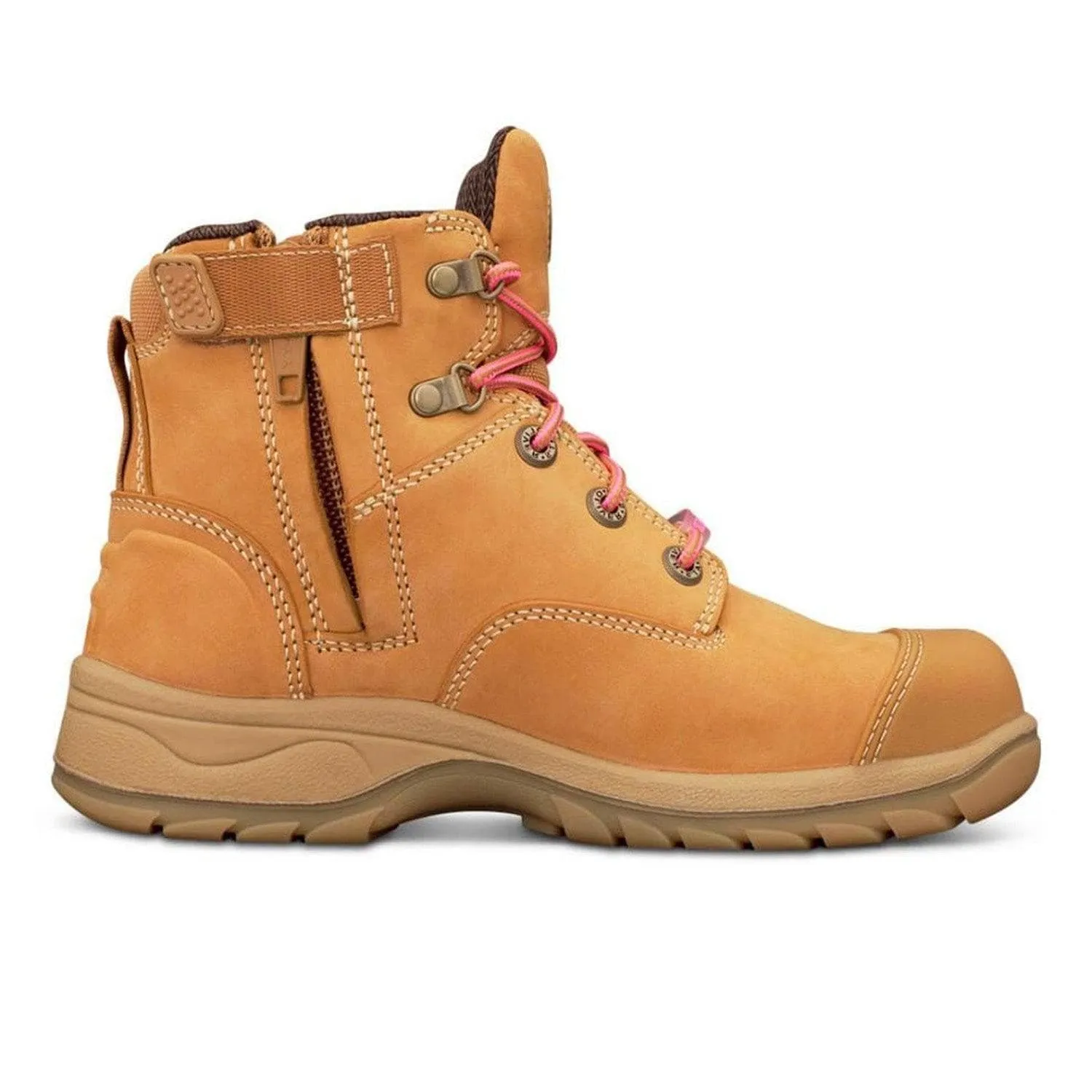 OLIVER WOMENS ZIP SIDED BOOT - WHEAT