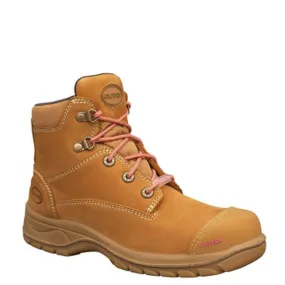 OLIVER WOMENS ZIP SIDED BOOT - WHEAT