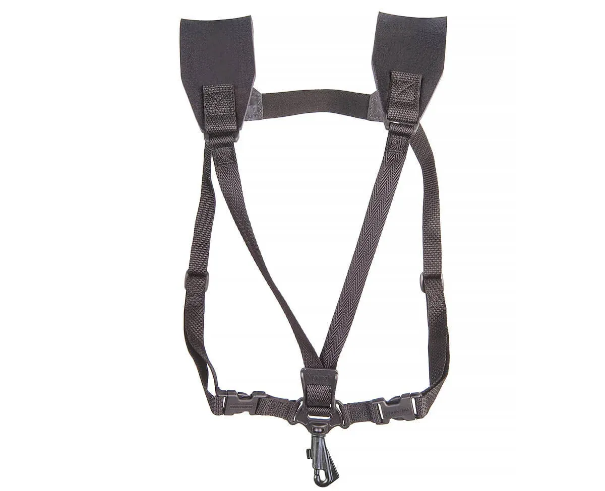 Sax Soft Harness Straps Regular Swivel Black
