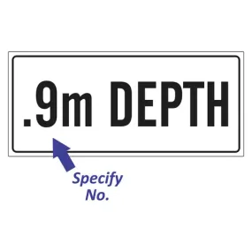 Water Depth Sign